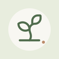 App-Symbol mit einem grünen Pflänzchen